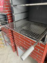 Grelha para churrasqueira inox 55cm