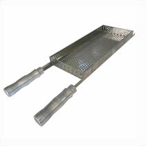 Grelha para churrasqueira inox wr 430 legumes 15x40 cabo inox