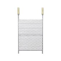 Grelha para Churrasqueira Moeda de Inox 40x50 Perfil Galvanizado