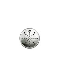 Grelha para Drenagem Inox Redonda 100mm com Duas Entradas e Tubo Extensivo Branco Ajustável Pádova