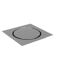 Grelha para Ralo Click 15x15 Inox Premium PR4190 Ducon Metais Cromado Grelha para Ralo Click 15x15 Inox Premium PR4190 Ducon Metais Cromado