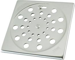 Grelha para Ralo Quadrada Jackwal 9,5cm Inox com Fecho