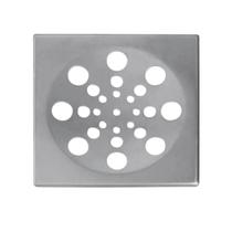 Grelha para ralo simples quadrada inox 150mm Grelha para ralo simples quadrada inox 150mm