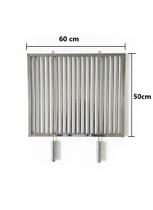 Grelha Parrilha Inox Com Cabo Central Reforçado Grelha Parrilha Inox Com Cabo Central Reforçado