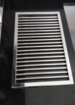 Grelha parrilla em inox para churrasqueira elétrica 40 x 47 jx metais Grelha parrilla em inox para churrasqueira elétrica 40 x 47 jx metais