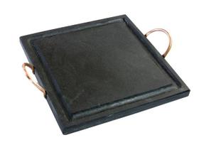 Grelha / Pedra para carnes retangular Pedra Sabão 20 x 30 cm Grelha / Pedra para carnes retangular Pedra Sabão 20 x 30 cm