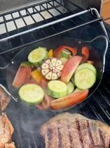 Grelha Perfurada Redonda Para Churrasqueiras - Mimo Style Grelha Perfurada Redonda Para Churrasqueiras - Mimo Style