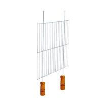 Grelha Plana Quadrada P/ Churrasqueira 45x68 Aço Galvanizado Grelha Plana Quadrada P/ Churrasqueira 45x68 Aço Galvanizado