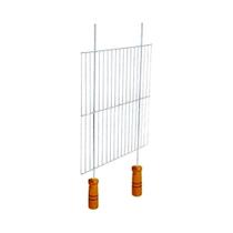 Grelha Plana Quadrada para Churrasqueira 45x68CM Aço Galvanizado Santa Edwirges Grelha Plana Quadrada para Churrasqueira 45x68CM Aço Galvanizado Santa Edwirges