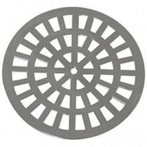 Grelha Plastica Dacunha Redonda 15X15Cm Cromada