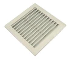 Grelha Plástica de Embutir com Filtro 150x150 mm para Microventilador AKMX016 Grelha Plástica de Embutir com Filtro 150x150 mm para Microventilador AKMX016