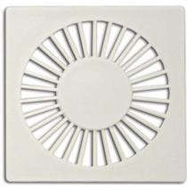 Grelha Plastica Grap Quadrada Branca 10X10 4502 - Kit C/6