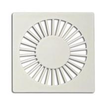 Grelha Plastica Grap Quadrada Branca 10x10 4502 kit com 6