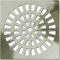 Grelha Plastica Grap Quadrada Cromada 15X15 5503-Cr - Kit C/6