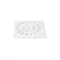 Grelha Plastica Herc Quadrada Branca 10X10 289 . / Kit C/ 6
