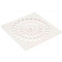 Grelha Plastica Herc Quadrada Branca Com Caixilho 10 297 . / Kit C/ 6