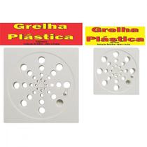 Grelha Plastica Overtime Quadrada Branca Com Fecho 15 180004