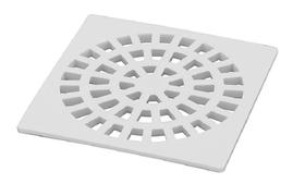 Grelha Plastica Quadrada 15Cm Branca Krona Pct 0938 Grelha Plastica Quadrada 15Cm Branca Krona Pct 0938