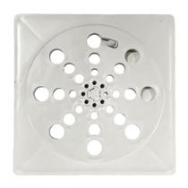 Grelha Plastica Quadrada Branca Overtime 15X15Cm Com Fecho