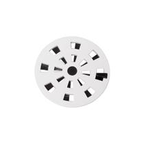 Grelha plastica redonda 10x10 branca com fecho - Astra Grelha plastica redonda 10x10 branca com fecho - Astra