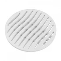 Grelha Plastica Redonda Branca Tigre 10X10Cm - Kit C/12 Pecas Grelha Plastica Redonda Branca Tigre 10X10Cm - Kit C/12 Pecas