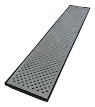 Grelha Pluvial Com Coletor 20x100 Anti Insetos Aluminio