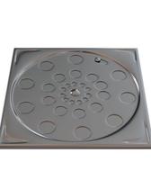 Grelha Premium Rotativa Quadrada 10cm Inox Estrela 2955 Grelha Premium Rotativa Quadrada 10cm Inox Estrela 2955