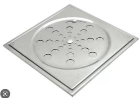 Grelha Quadrada 10cm Com Caixilho Forusi Inox 1610