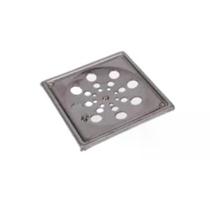 Grelha Quadrada 10x10cm com Caixilho Inox - Minox Grelha Quadrada 10x10cm com Caixilho Inox - Minox