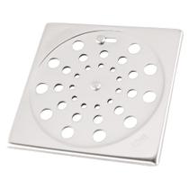 Grelha Quadrada 15 150mm C/Fecho S/Moldura Aço Inox 304