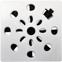 Grelha Quadrada 9,4 X 9,4cm com Anti-inseto em Pvc Astra Grelha Quadrada 9,4 X 9,4cm com Anti-inseto em Pvc Astra