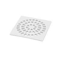 Grelha Quadrada Branca para Caixa Sifonada - Krona, Tamanho: 150mm