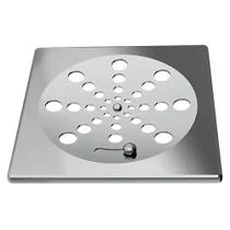 Grelha Quadrada com Fecho sem Caixilho 6" 15Cm 1916 Inox