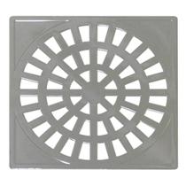 Grelha Quadrada Cromada 9,3x9,3cm sem Suporte - GR3 - ASTRA
