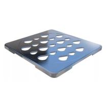 Grelha Quadrada Novii 100mm Polida com Fecha Ralo Grelha Quadrada Novii 100mm Polida com Fecha Ralo