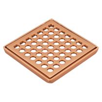 Grelha Quadrada sem Fecho com Caixilho 6" 15Cm 1919 Rosso Vecchio