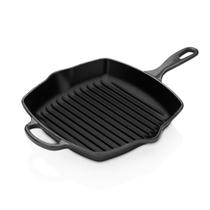 Grelha Quadrada Signature 26 cm Preto Black Onix Le Creuset