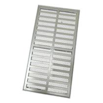 Grelha Ralo 20x40 Quintal Alumínio Tela Anti Escorpião