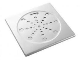 Grelha Ralo Aço Inox 10x10 Quadrada Com Fecho