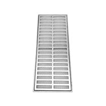 Grelha Ralo Alumínio 20x50 com Aro de Fixação e Tela