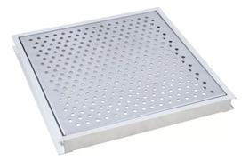 Grelha ralo linear 20x20 pluvial inox JJM