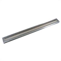 Grelha ralo linear inox perfurada jjm 10x100 Grelha ralo linear inox perfurada jjm 10x100