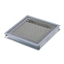 Grelha ralo linear inox perfurada jjm 20x20