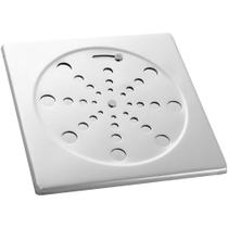 Grelha ralo para caixa sifão 150 mm quadrado com fecho blukit