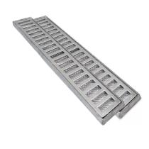 Grelha Ralo Pluvial 7x100 Alumínio Com Aro E Tela Anti Escorpião (2 peças 7x50) Grelha Ralo Pluvial 7x100 Alumínio Com Aro E Tela Anti Escorpião (2 peças 7x50)