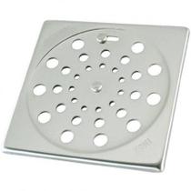 Grelha Ralo Quadrada 10cmx10cm com Fechamento em Inox Dacunha