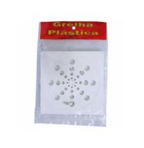 Grelha Ralo Quadrado de Plastico Branco Abre e Fecha 150mm - Overtime Grelha Ralo Quadrado de Plastico Branco Abre e Fecha 150mm - Overtime