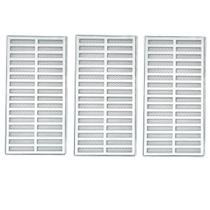 Grelha Ralo Quintal Alumínio 15x140 com Tela Anti Insetos em Módulos ( 1 15cm x 40cm + 2 15cm x 50cm)