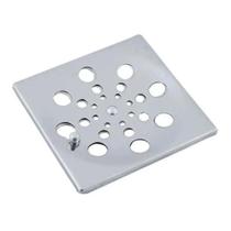 Grelha Ralo Tampa Inox Quadrado 10cm Abre Fecha Rotativo