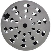 Grelha Redonda com Diâmetro de 15cm em Abs Cromado Modelo Ii Astra Grelha Redonda com Diâmetro de 15cm em Abs Cromado Modelo Ii Astra